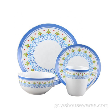 Νέο σχεδιασμένο κινεζικό Decal Printed Porcelain Set